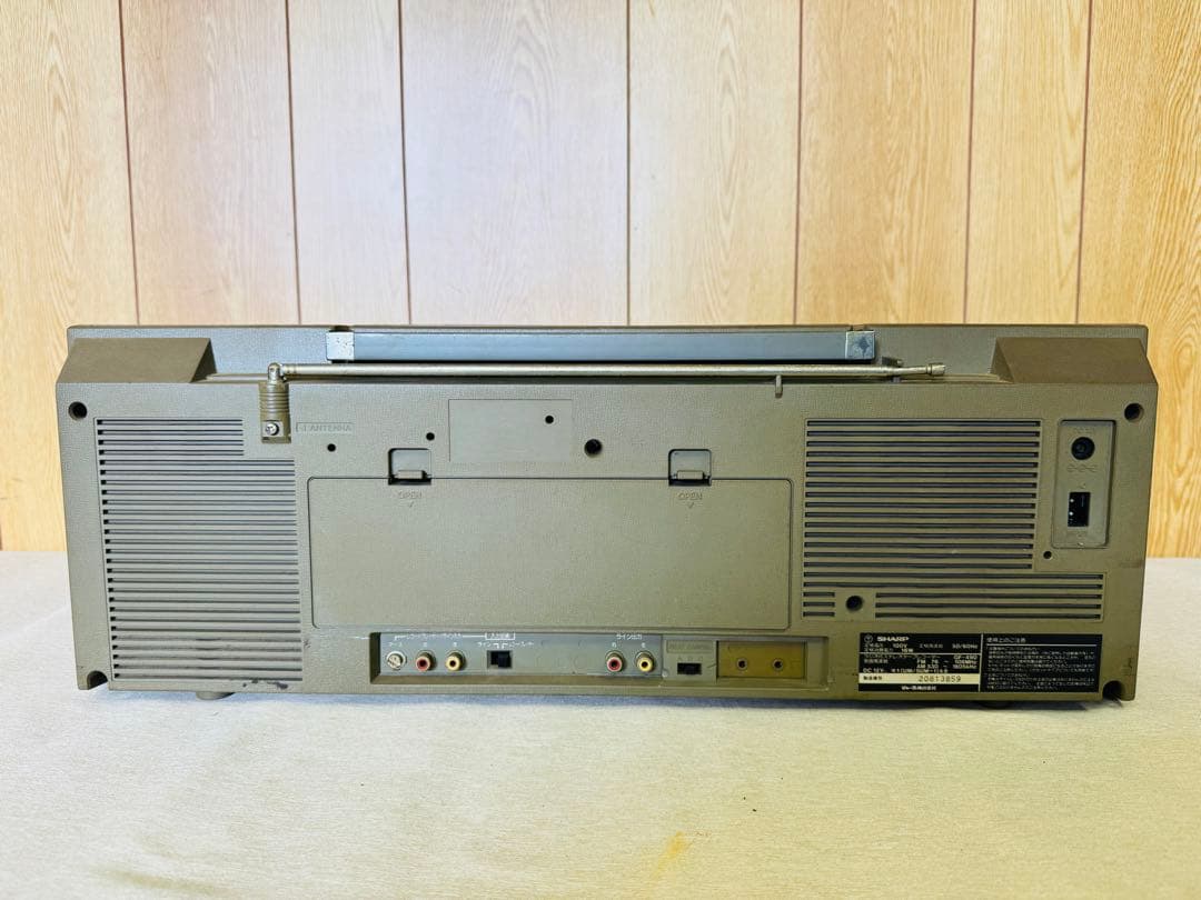 SHARP GF-490 大型ラジカセレトロ ダブルラジカセ サーチャー