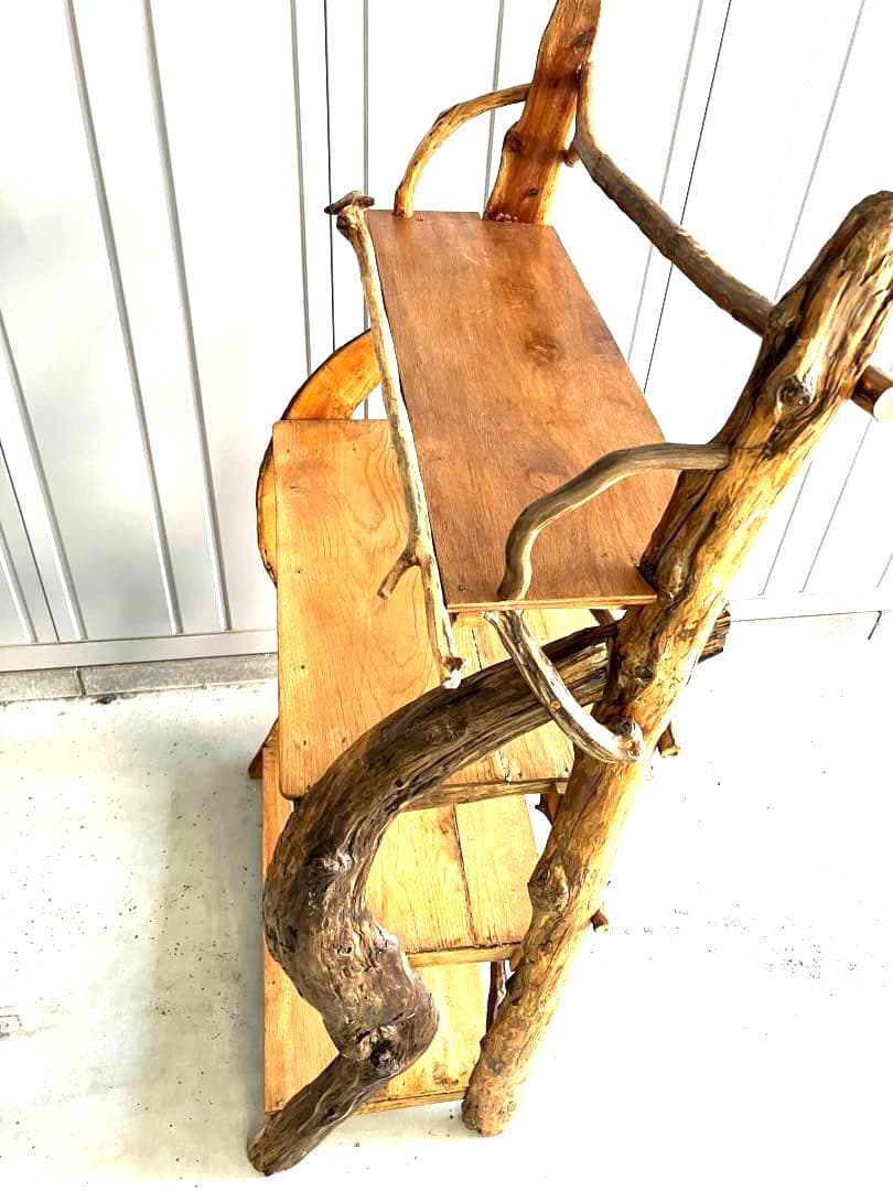 流木本棚4段ハンドメイド