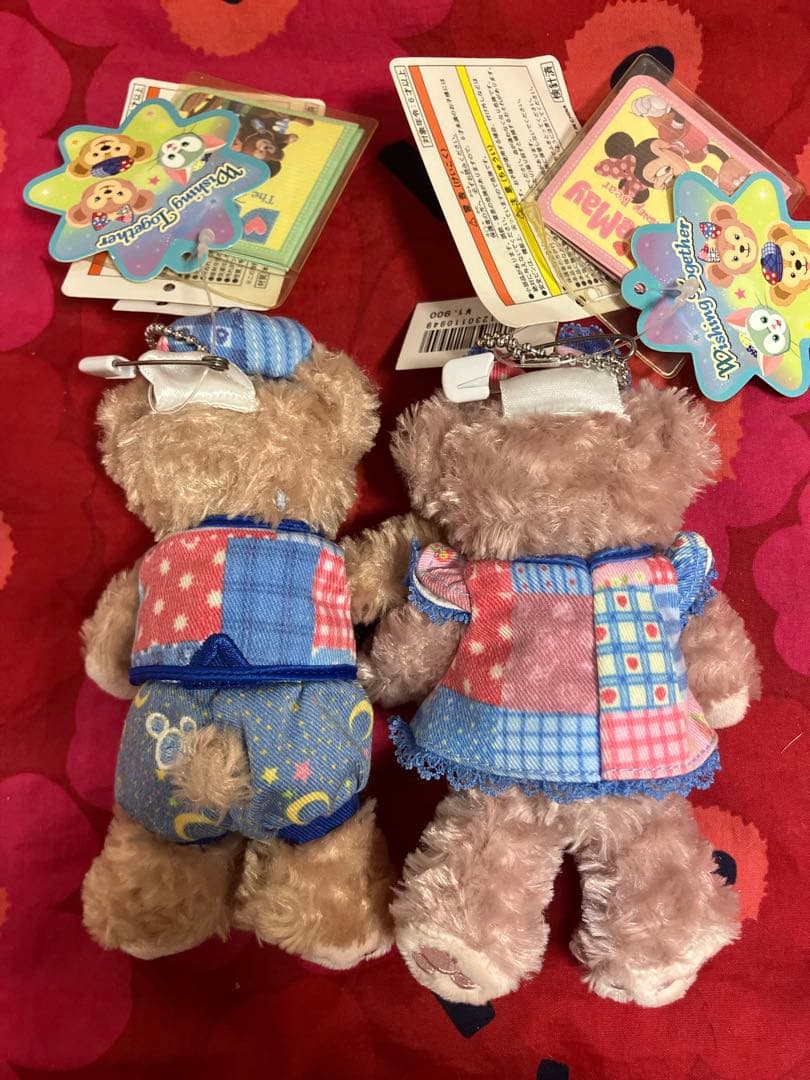 15周年　顔厳選　ダッフィ　シェリーメイ　ぬいぐるみバッジ　激レア　希少