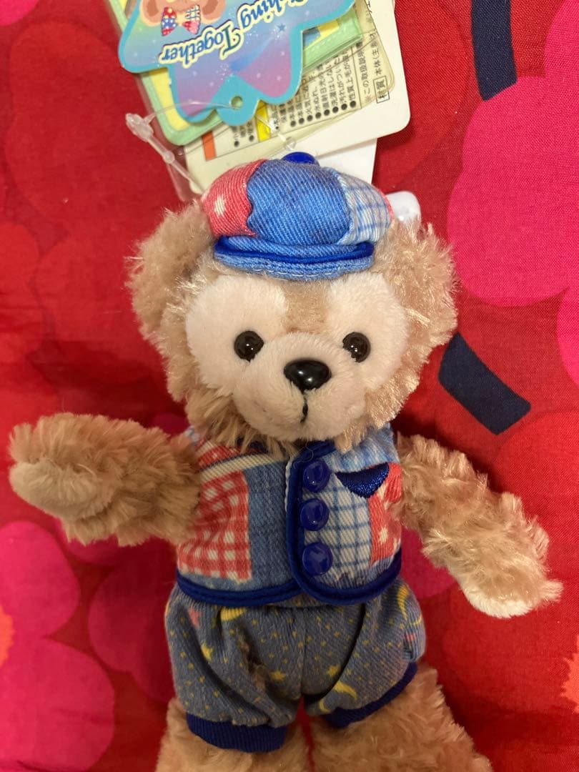 15周年　顔厳選　ダッフィ　シェリーメイ　ぬいぐるみバッジ　激レア　希少