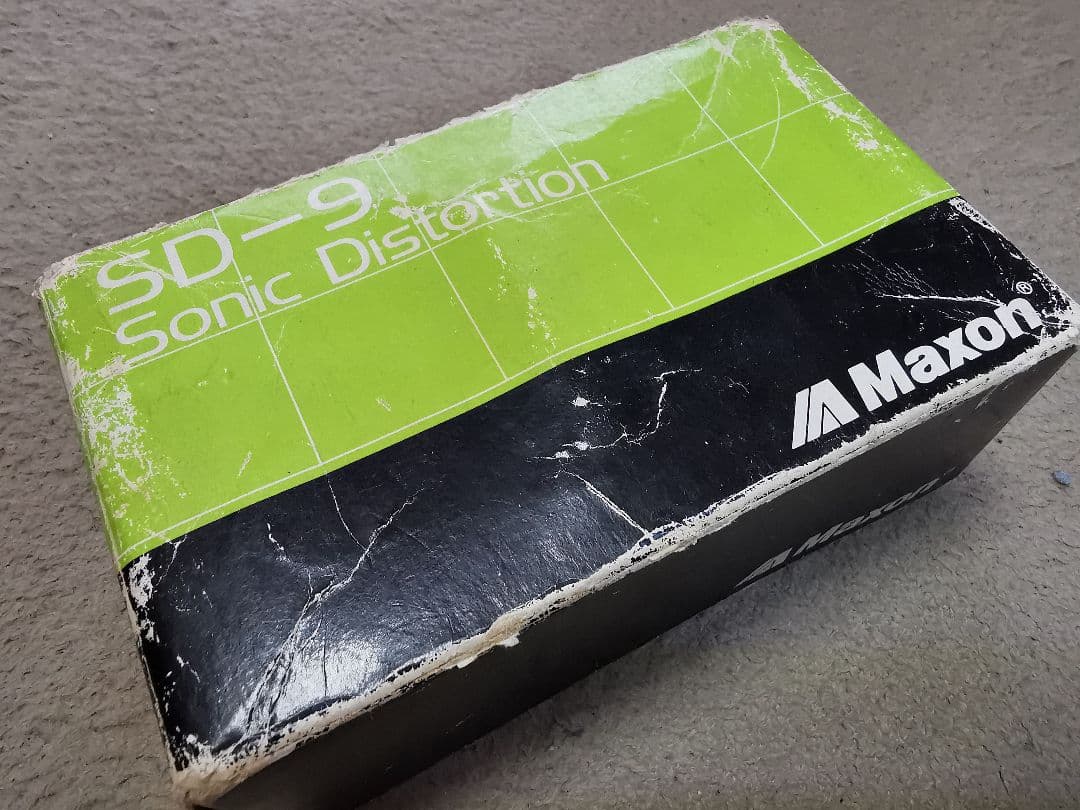 【希少】Maxon 1982 中身黒ラベルで白ラベル？ SD-9 元箱