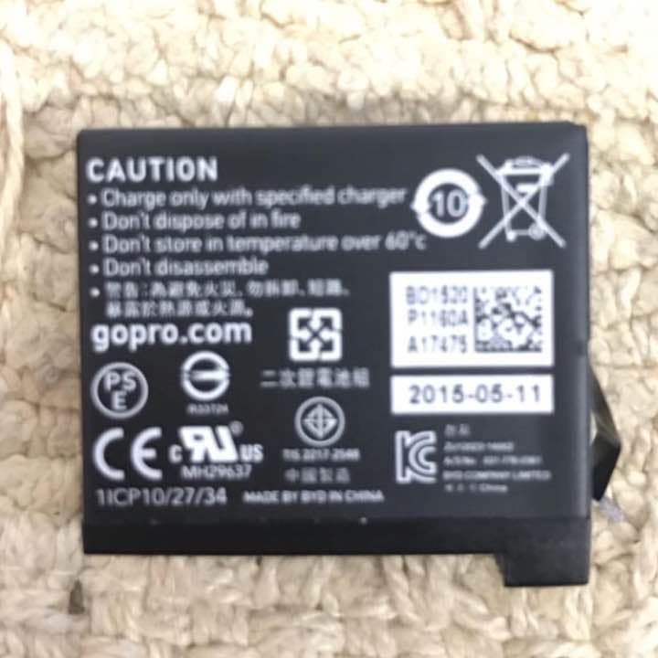 Goproアクセサリー バッテリー付き