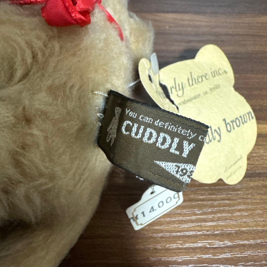 Cuddly Brown 米国製 ヴィンテージ レトロ テディベア