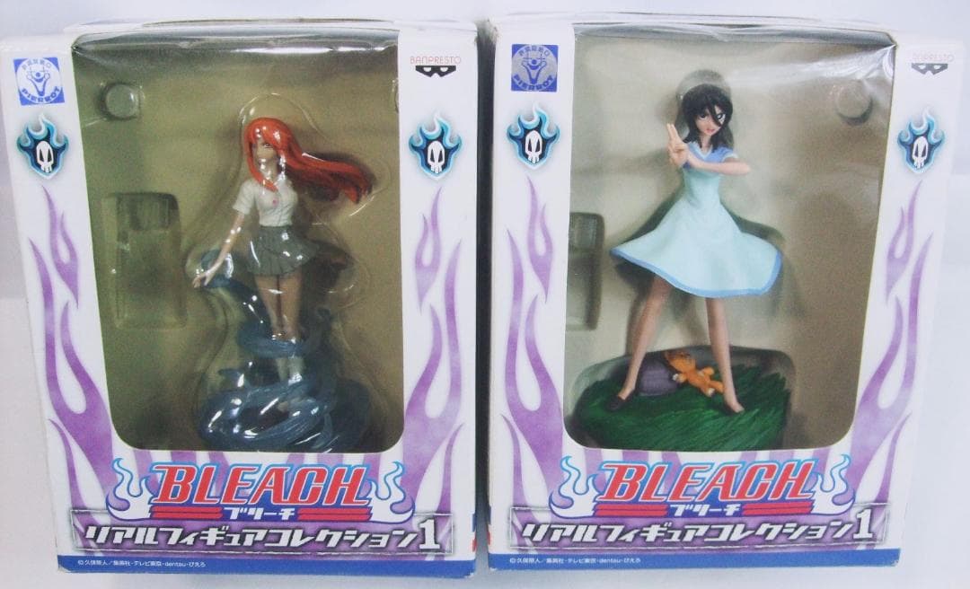 BLEACH リアルフィギュアコレクション1 朽木ルキア&井上織姫