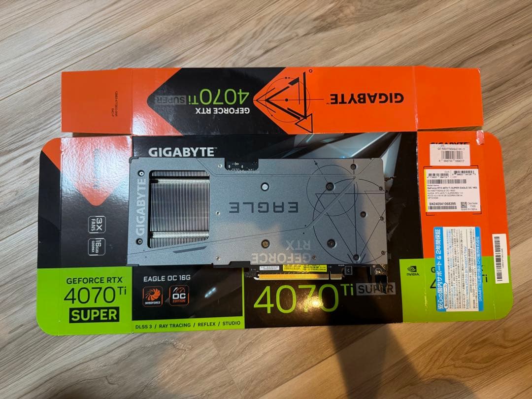 グラフィックボード・グラボ・ビデオカード GIGABYTE GeForce RTX 4070 Ti Super