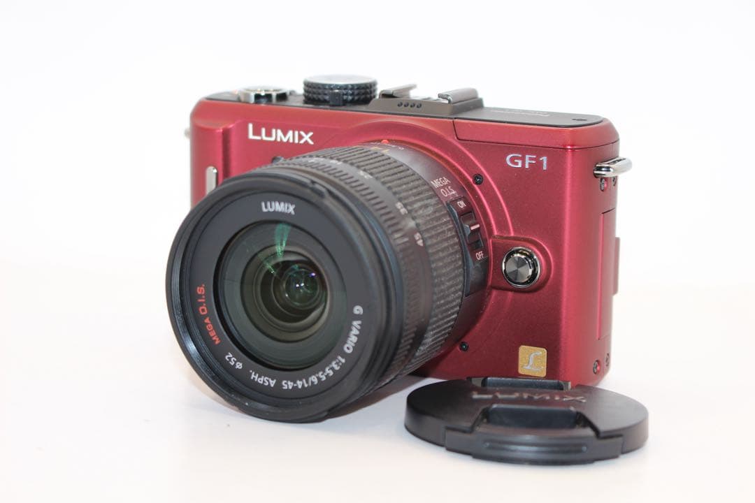 ★美品★ショット数3757回★ LUMIX DMC-GF1 レンズキット　レッド