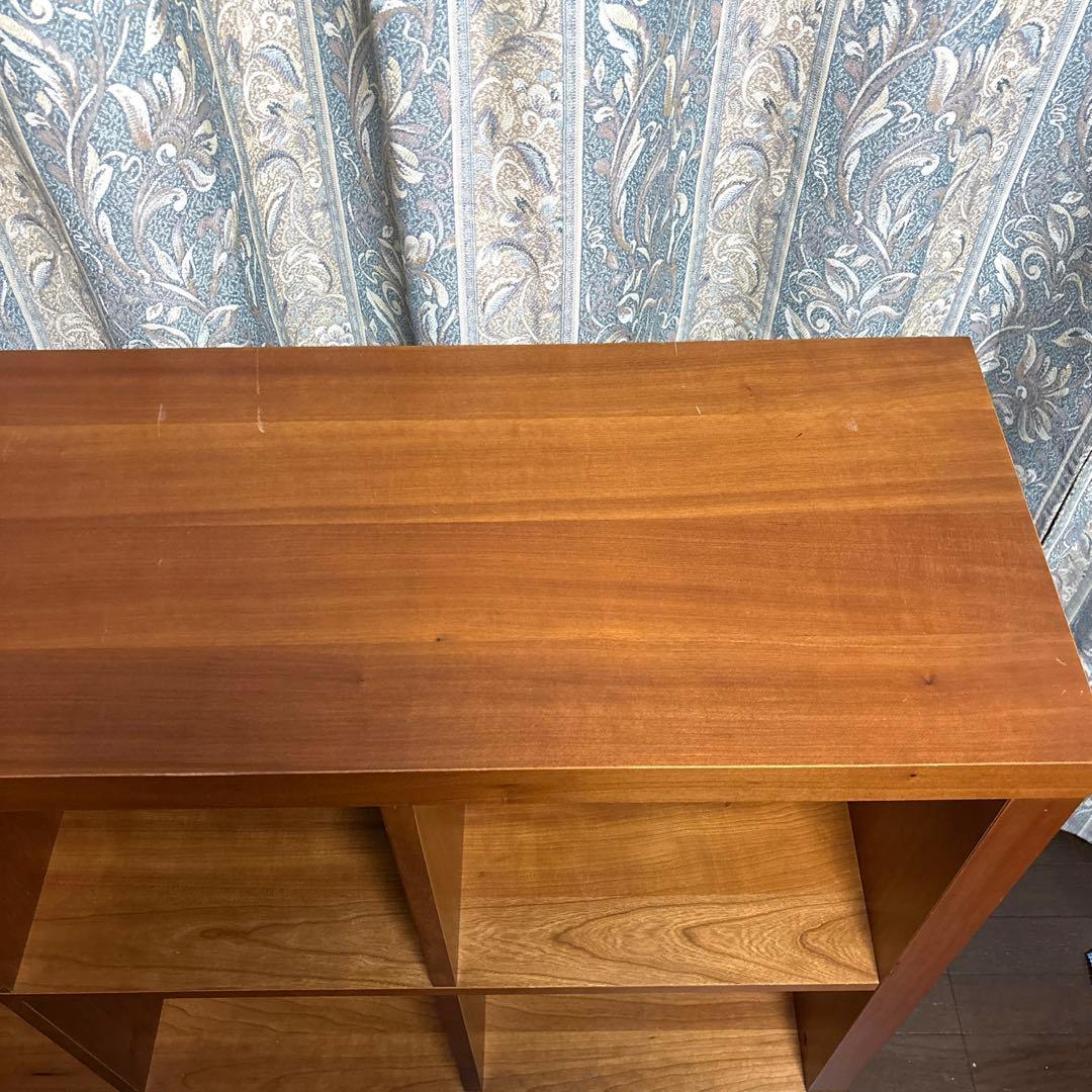 【良品】unico ヴァリエ オープンシェルフ チェリー材