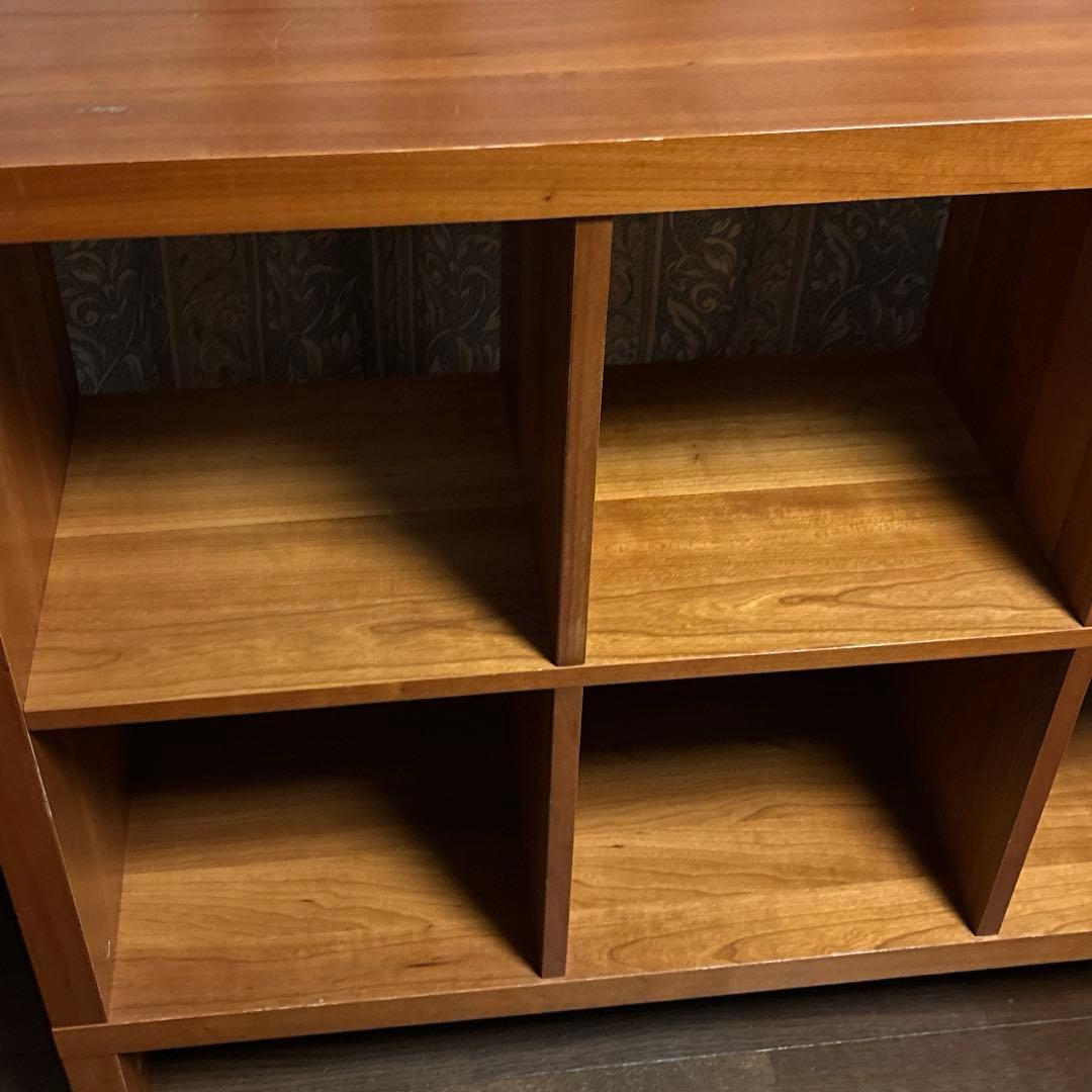 【良品】unico ヴァリエ オープンシェルフ チェリー材