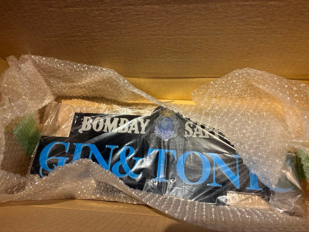 【新品・未使用】ボンベイ　サファイア　ジントニック　ライティングサイン