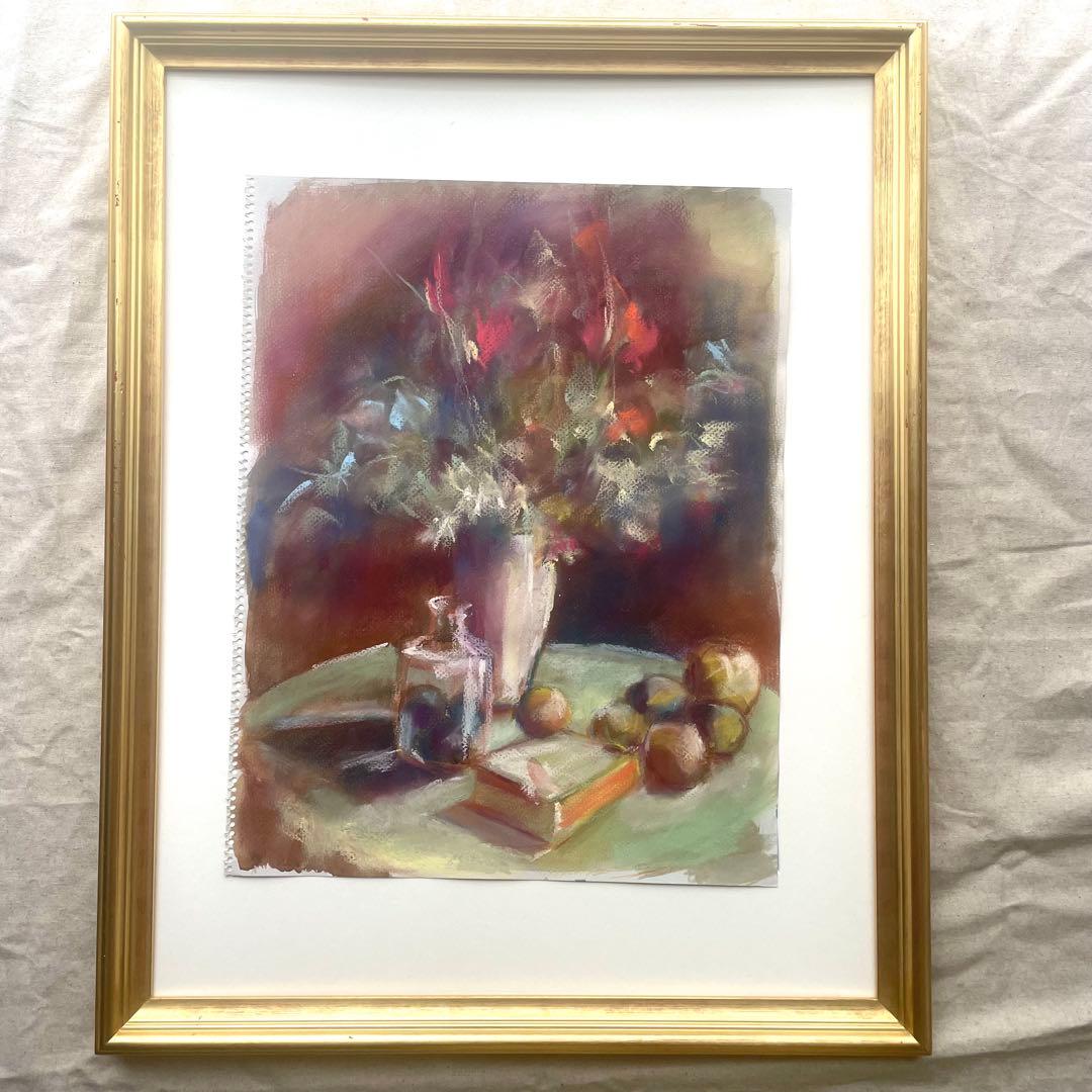 【20年の沈黙・再生の譜】No.31 ダヴィンチとの対話　パステル画　原画