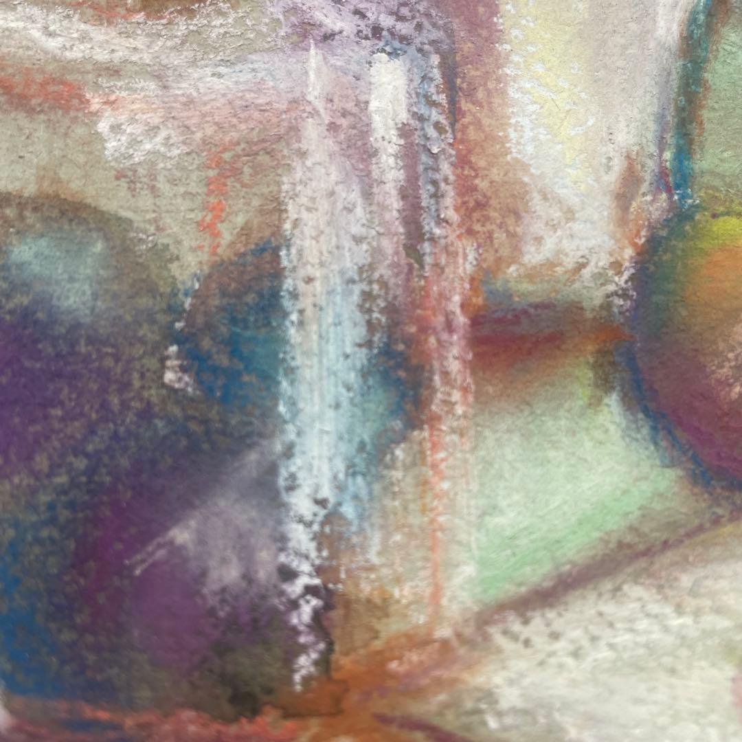 【20年の沈黙・再生の譜】No.31 ダヴィンチとの対話　パステル画　原画