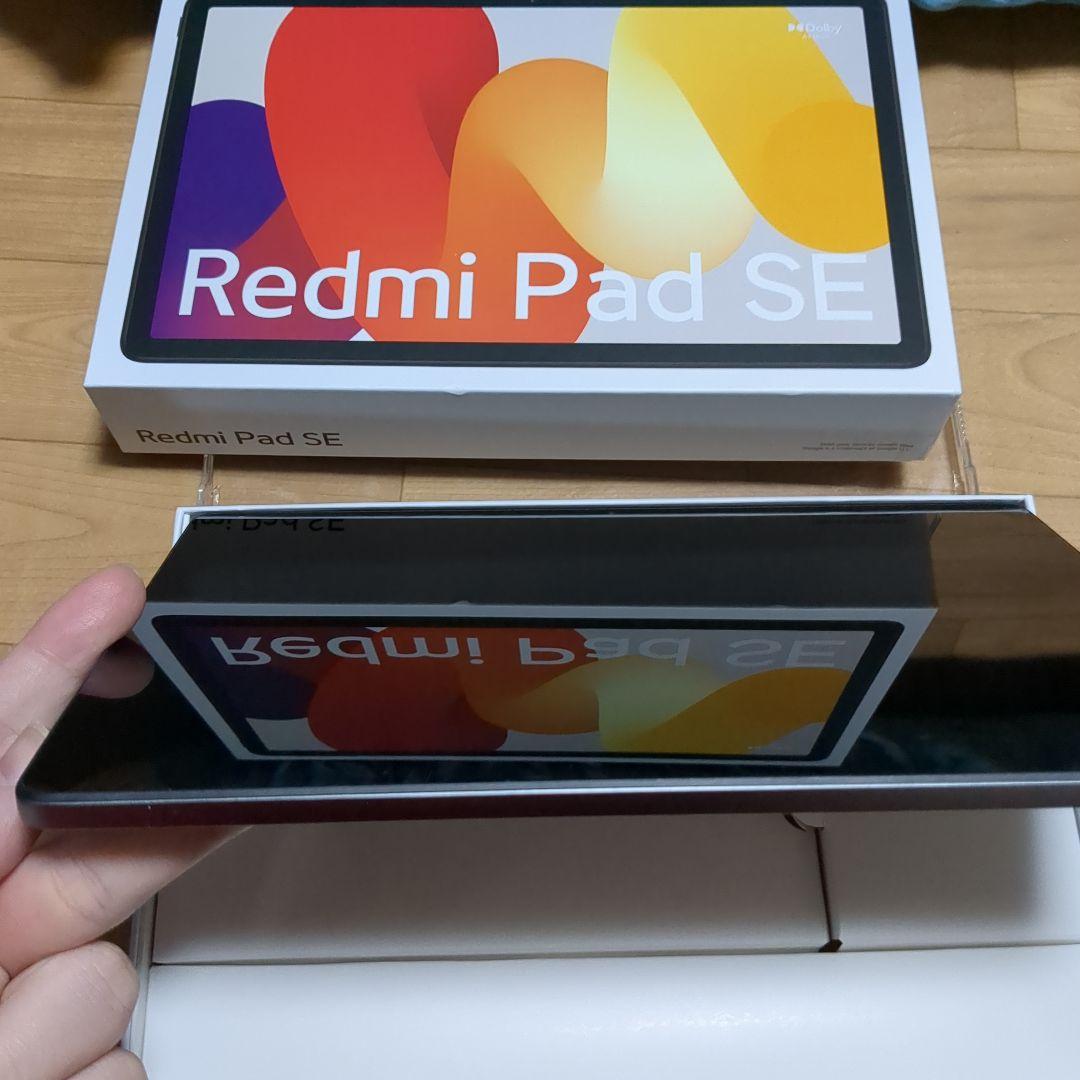 Redmi Pad SE 本体 カバー付き アンチグレアフィルム付き