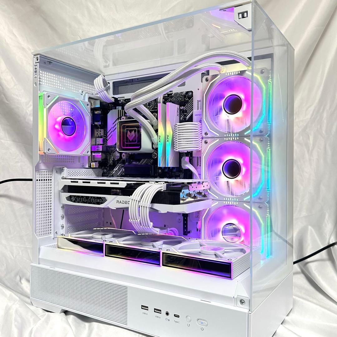 【新品】　ゲーミングPC RYZEN7 5700x RX7700XT 32GB