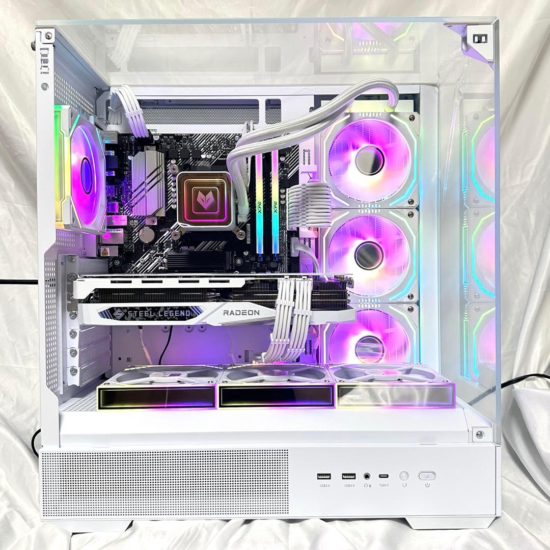 【新品】　ゲーミングPC RYZEN7 5700x RX7700XT 32GB