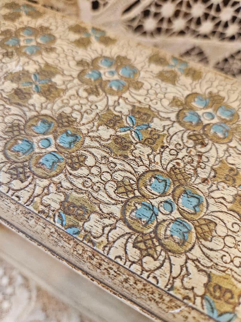 (訳あり)フランスアンティーク風 小引だし　小物入れ　ブロカント