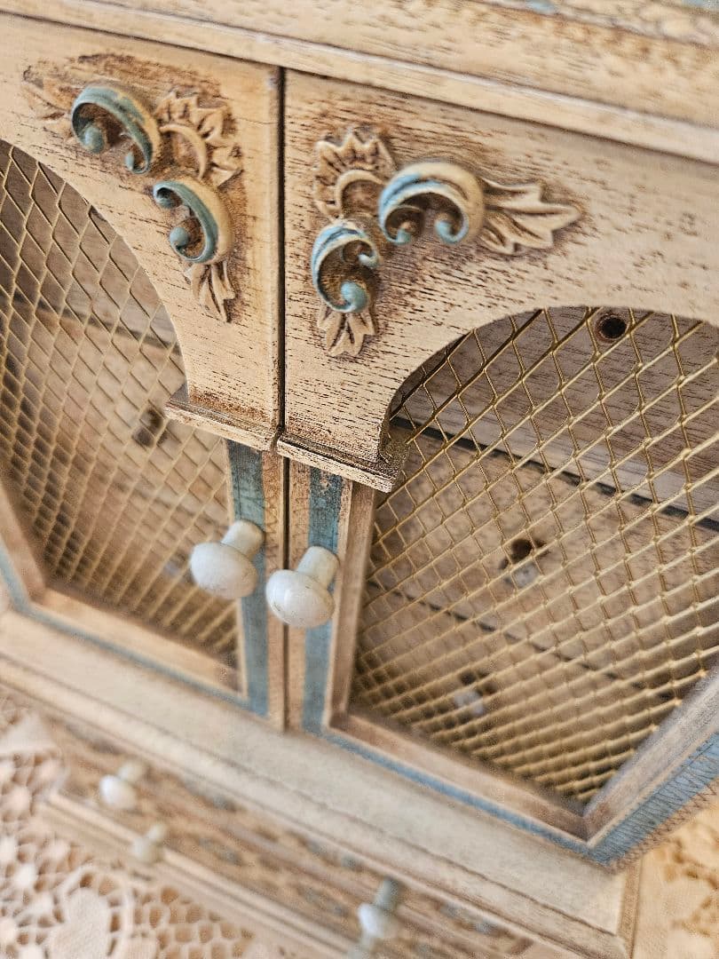 (訳あり)フランスアンティーク風 小引だし　小物入れ　ブロカント