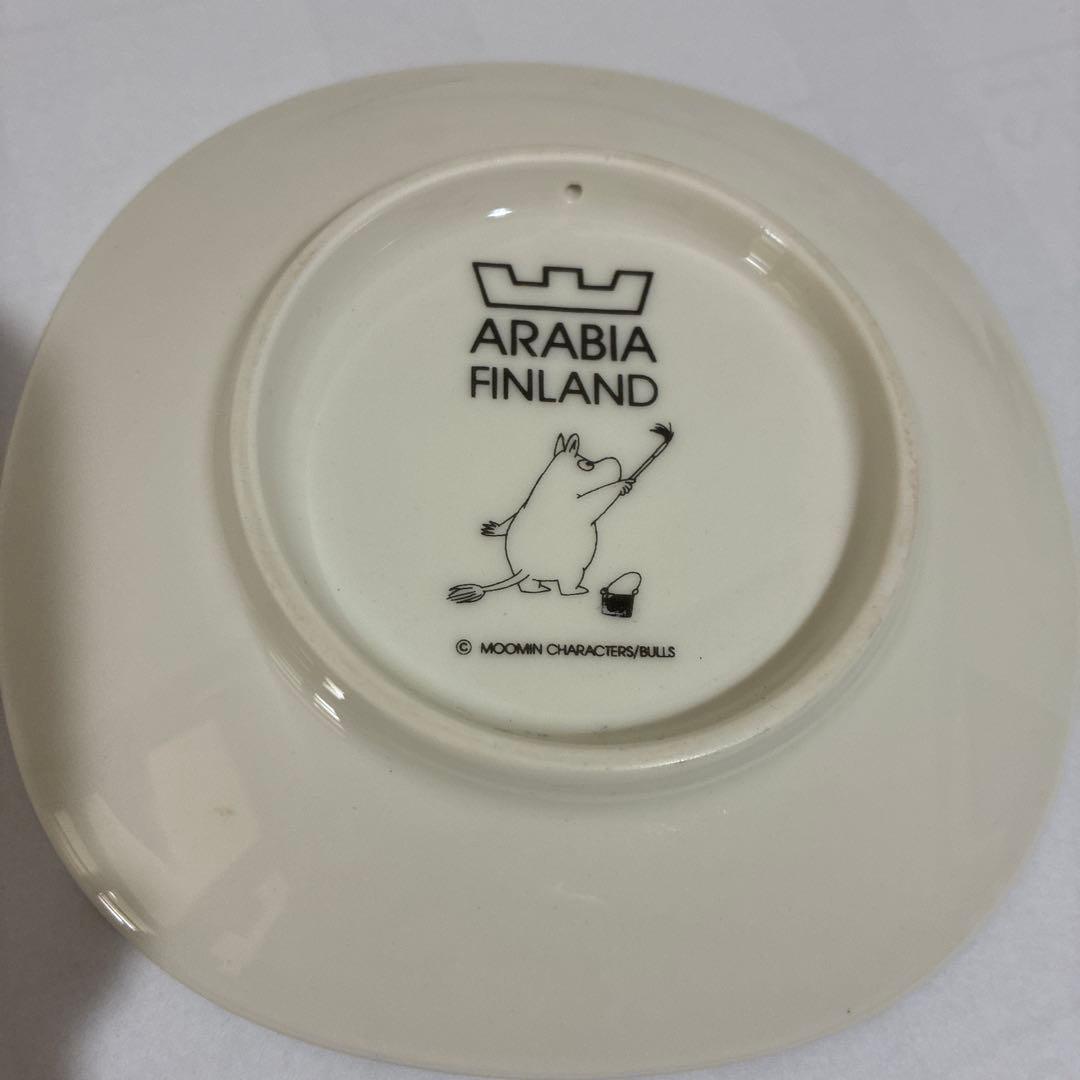 美品 アラビア ARABIA ムーミンウォールプレート 月光 Moonshine