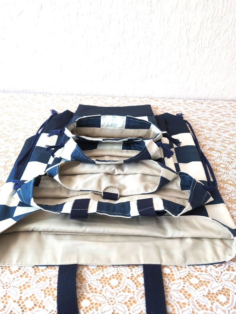 入学入園セット8点セット、レッスンバック☆上履き袋☆体操着袋☆お弁当袋、給食袋