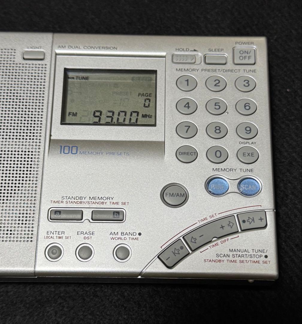 SONY ICF-SW7600GR ラジオ。[美品]