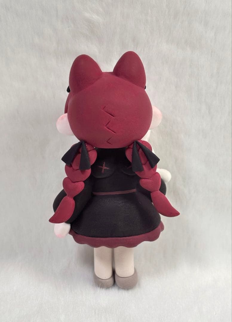 粘土フィギュア　ハンドメイド　ロリィタ　ダーク