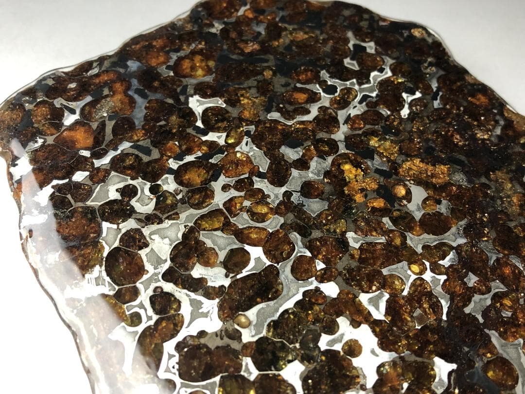 パラサイト隕石 　大型　セリコ隕石　石鉄隕石　スライス標本・不思議な宇宙パワー