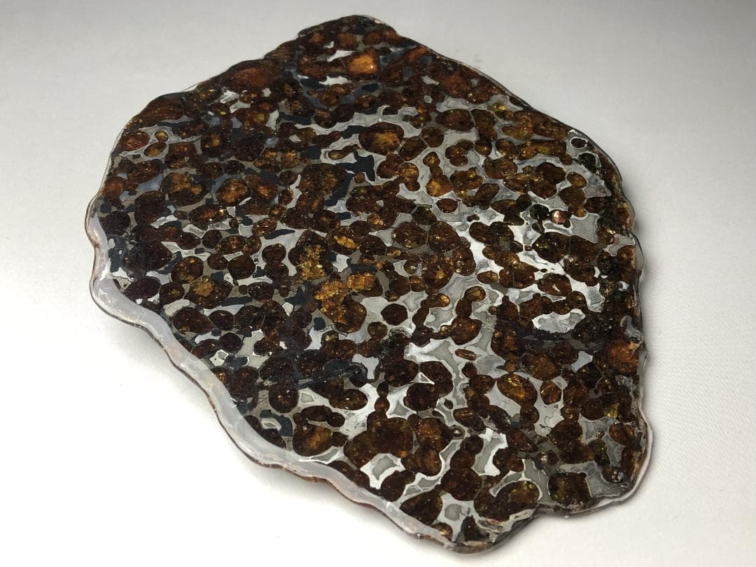 パラサイト隕石 　大型　セリコ隕石　石鉄隕石　スライス標本・不思議な宇宙パワー