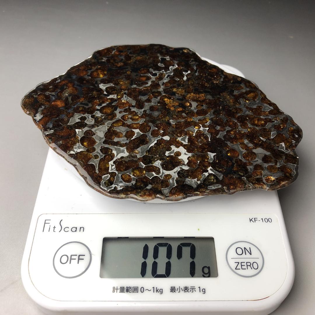 パラサイト隕石 　大型　セリコ隕石　石鉄隕石　スライス標本・不思議な宇宙パワー