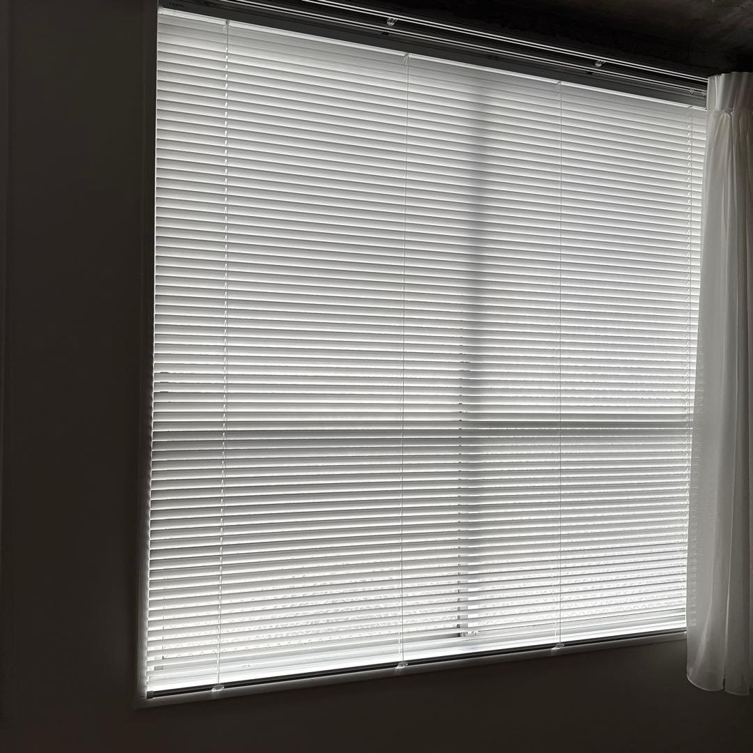 【2セット】アルミブラインド　白