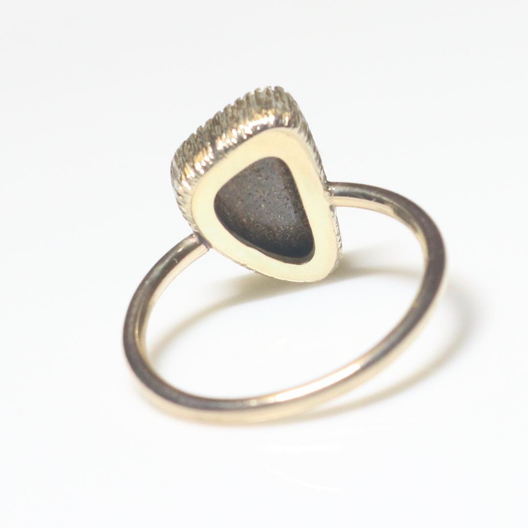 K10ボルダーオパールリング #11