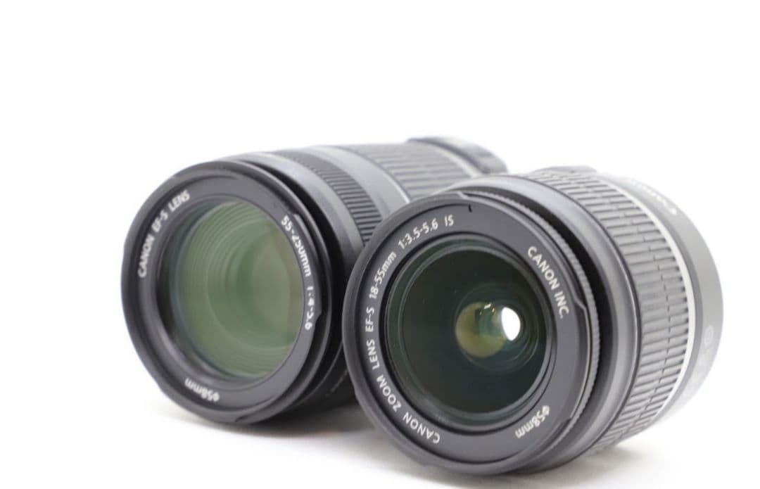 2月18日限定 Canon EF-S18-55mm & 55-250mm IS