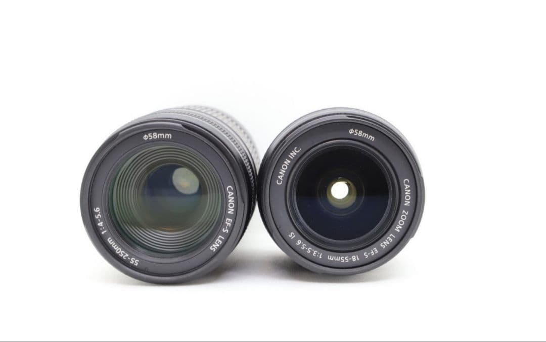 2月18日限定 Canon EF-S18-55mm & 55-250mm IS