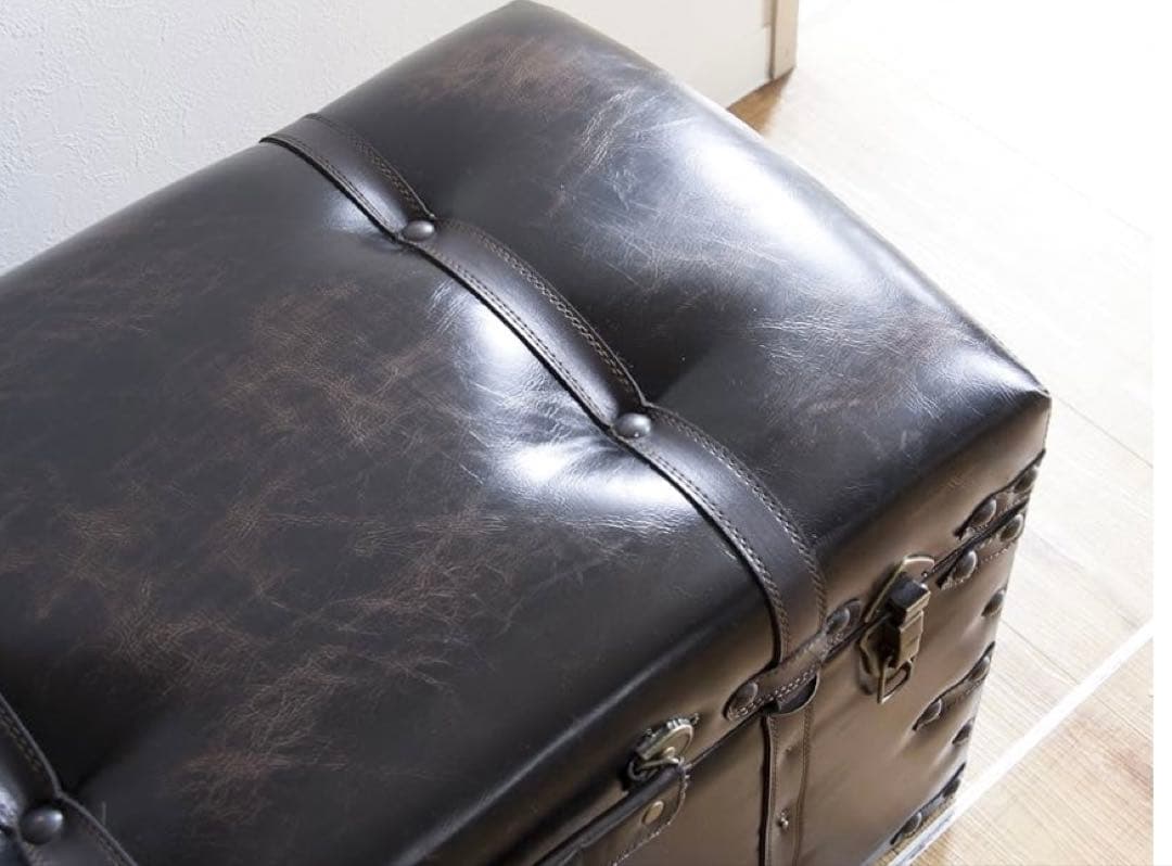 新品　トランク　スツール　セット IW-876 ブラック