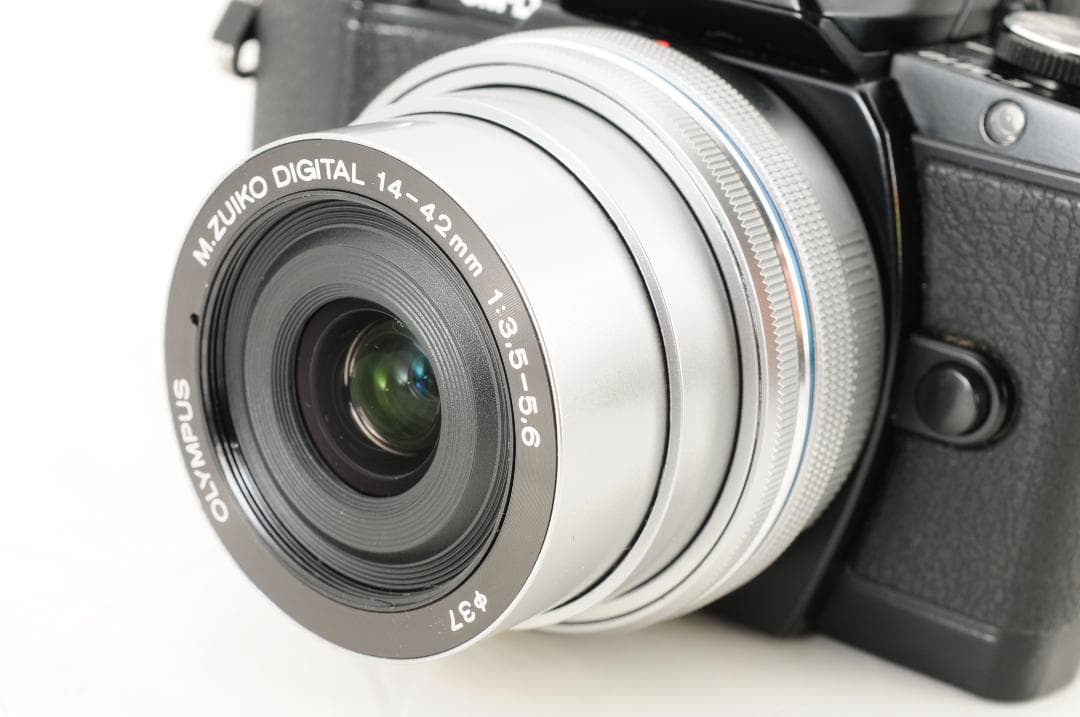 【❄電動ズーム】オリンパス 14-42mm EZ パンケーキレンズ フィルター付