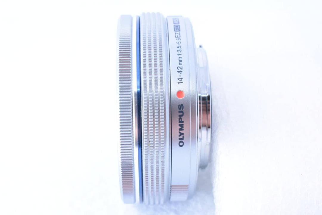 【❄電動ズーム】オリンパス 14-42mm EZ パンケーキレンズ フィルター付