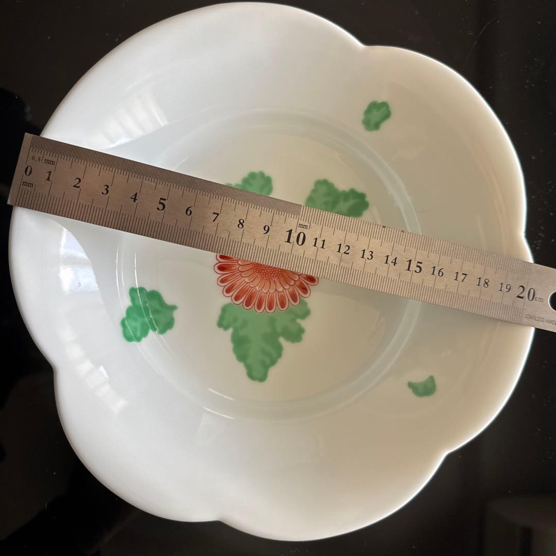 プレゼントに最適！深川製磁　大鉢 アントレ　百代草