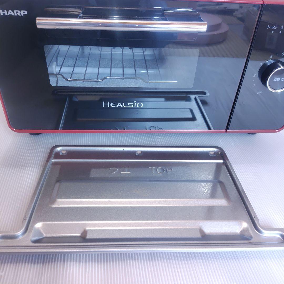【極美品】SHARP HEALSIO トースター レッド　AX-GR1-R