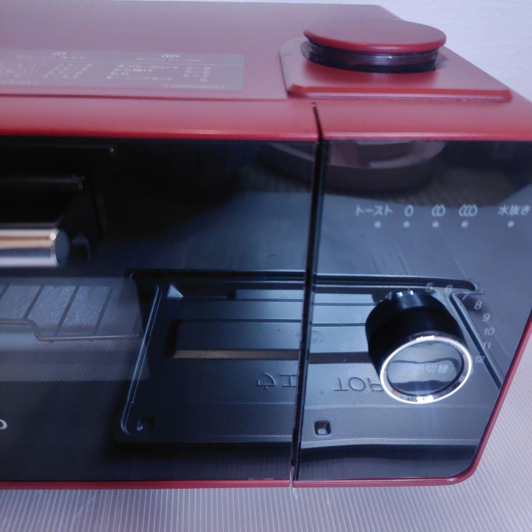 【極美品】SHARP HEALSIO トースター レッド　AX-GR1-R