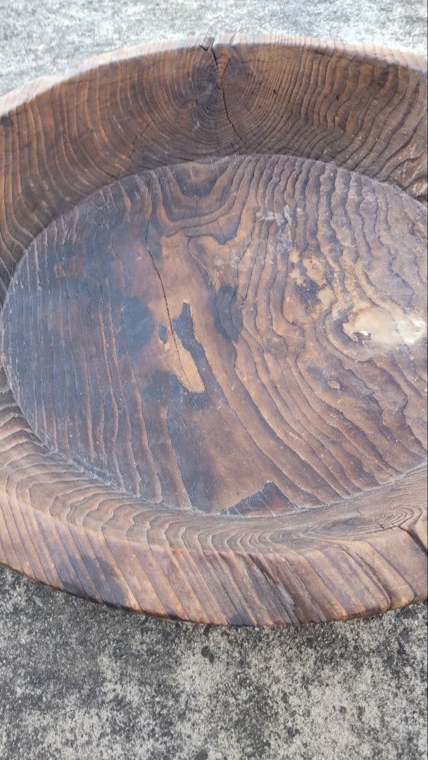 アンティーク木鉢