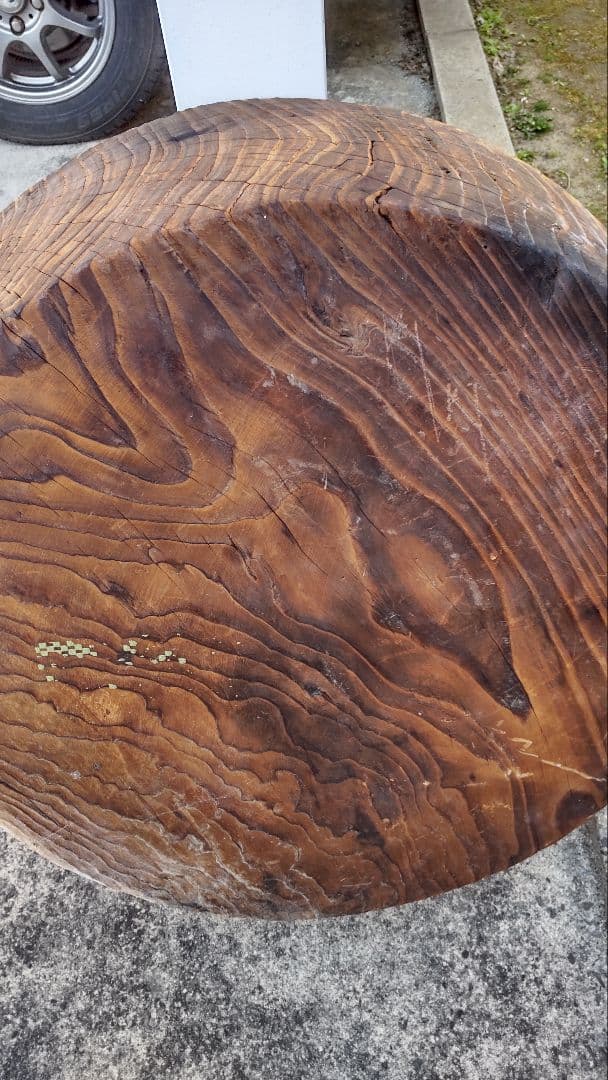 アンティーク木鉢