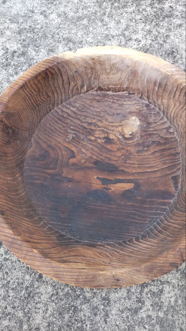 アンティーク木鉢