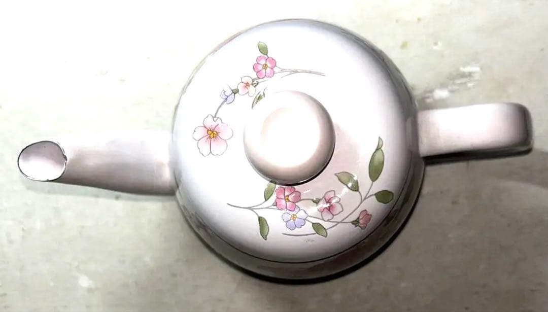 【昭和レトロ】パール金属「巴里物語」ホーローケトル（NPM-1.2TP）