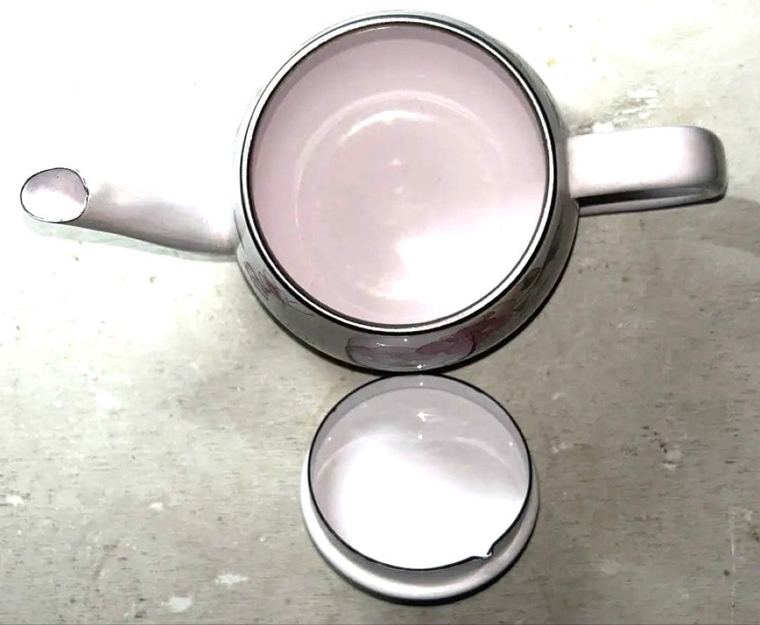 【昭和レトロ】パール金属「巴里物語」ホーローケトル（NPM-1.2TP）