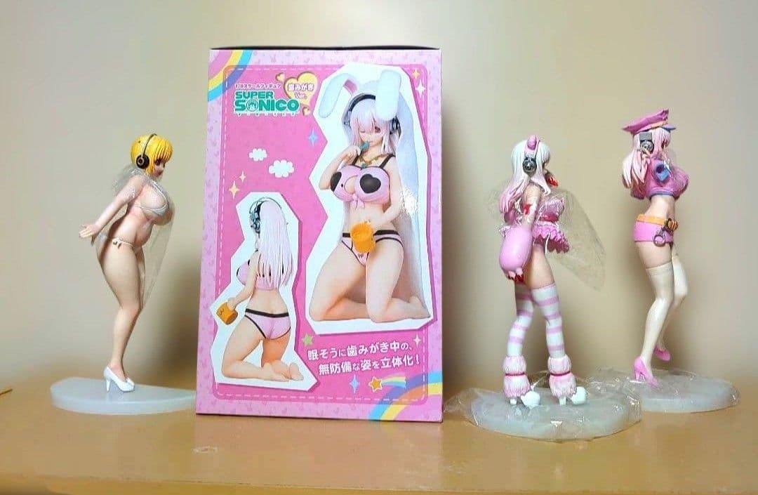 すーぱーそに子 歯みがき レースクイーン ぽちゃ子 スペースポリス フィギュア