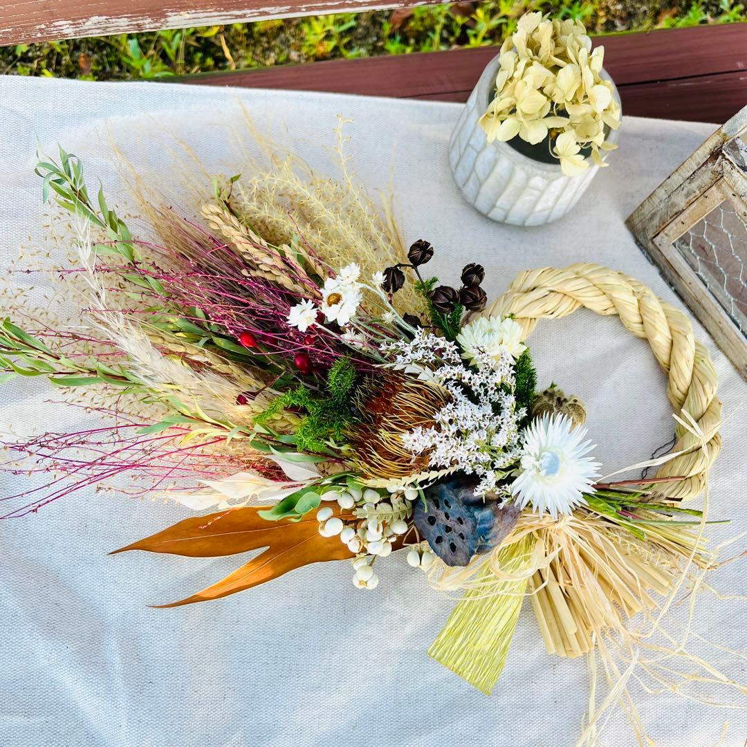 向き4種スワッグになるしめ縄