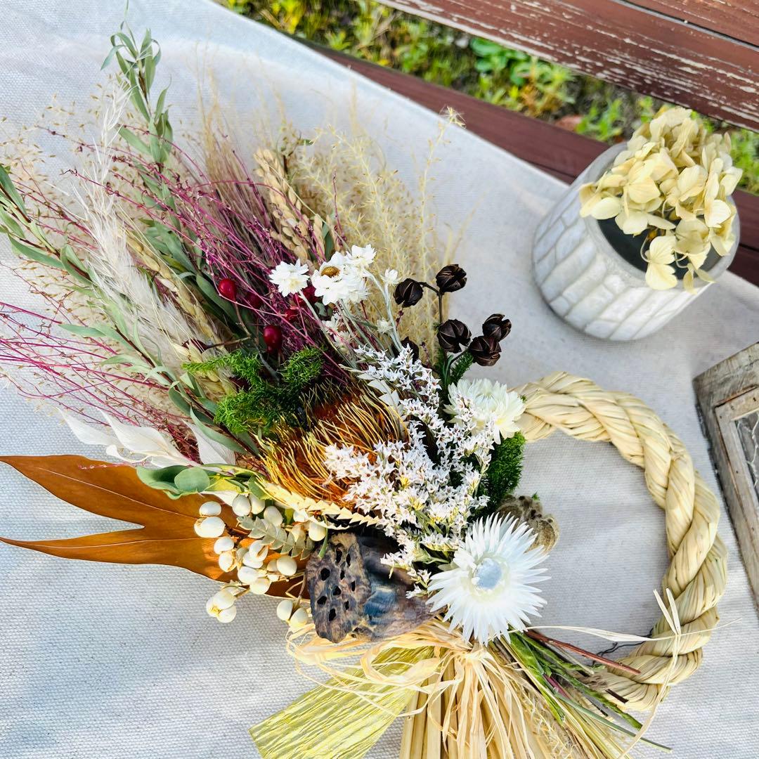 向き4種スワッグになるしめ縄