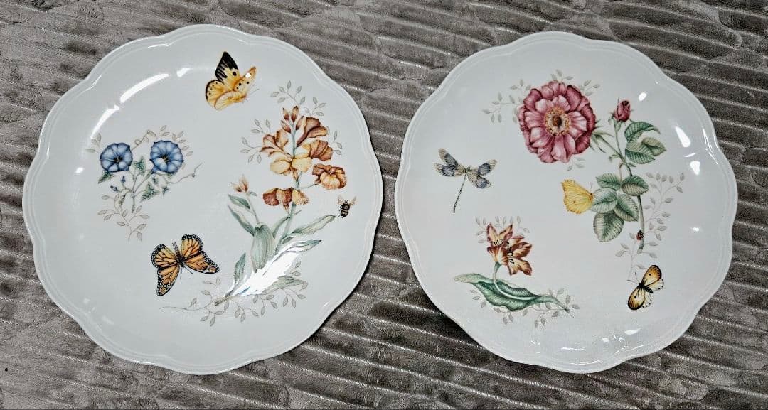 (値下げ)Lenox Butterfly Meadow 大皿2枚