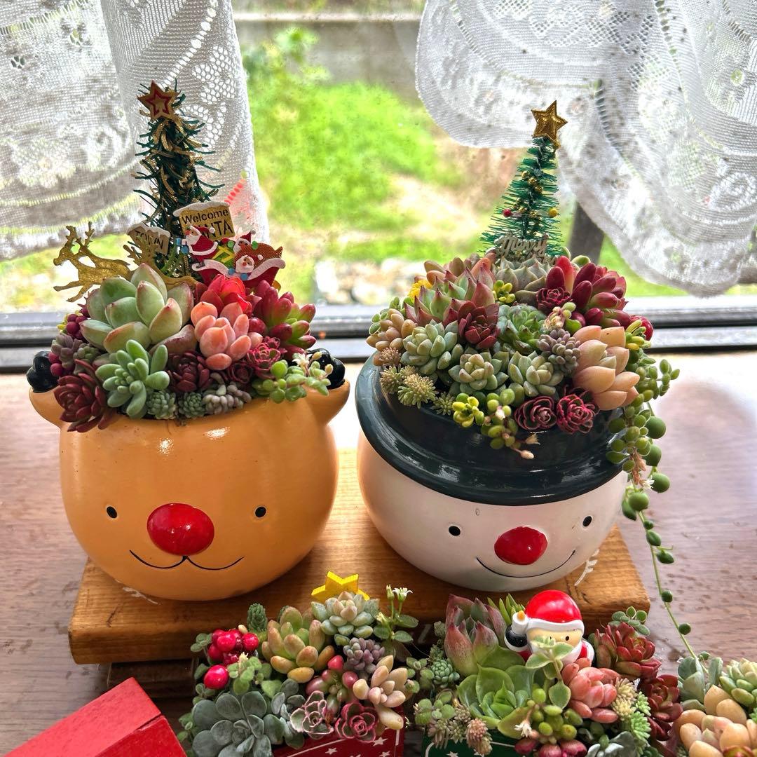 ❤️クミりん様　オーダー❤️機関車train トナカイ.雪だるま器3点