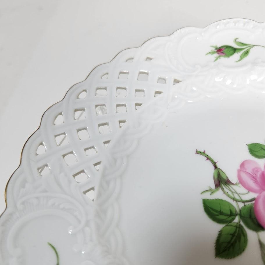 MEISSEN マイセン 透かし　薔薇