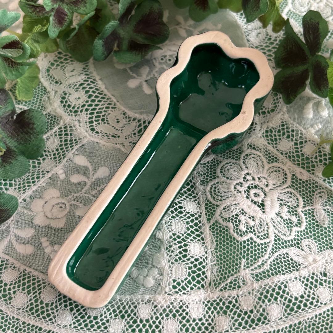 フランスアンティーク 四つ葉のクローバー カトラリーレスト 2個セット ②