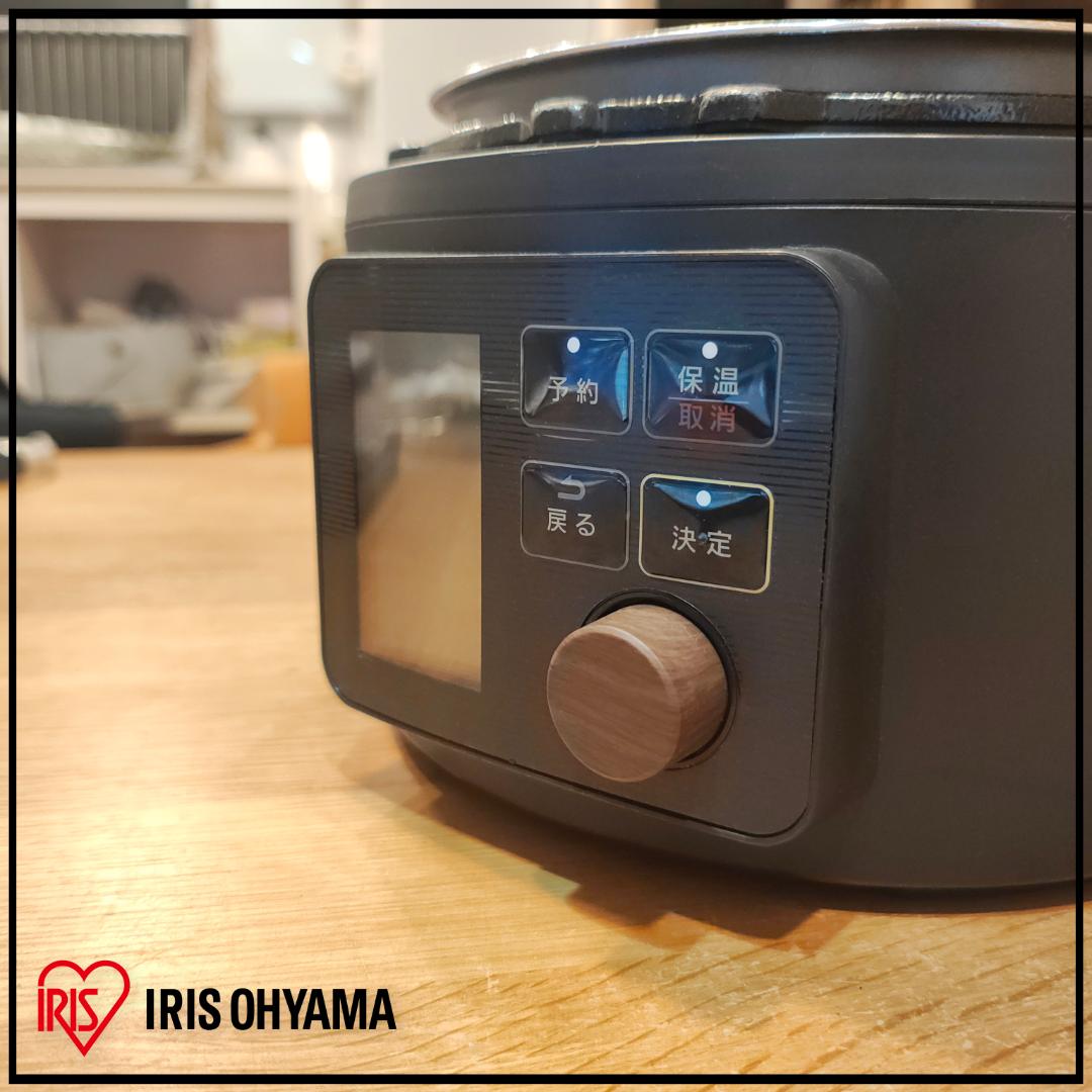アイリスオーヤマ 電気圧力鍋 KPC-MA3-B　3L 液晶タイプ 黒